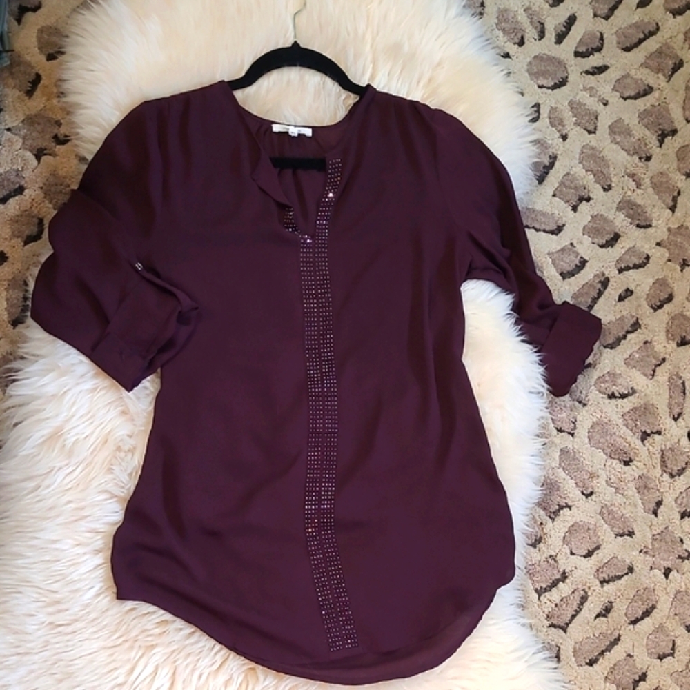 Elegant Purple Women's Top